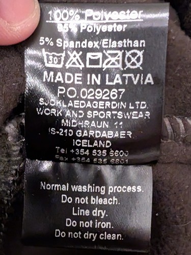 66 North Tindur Shearing Polartec Fleecejacke Herren Größe M Made in Latvia - Bild 5 von 7