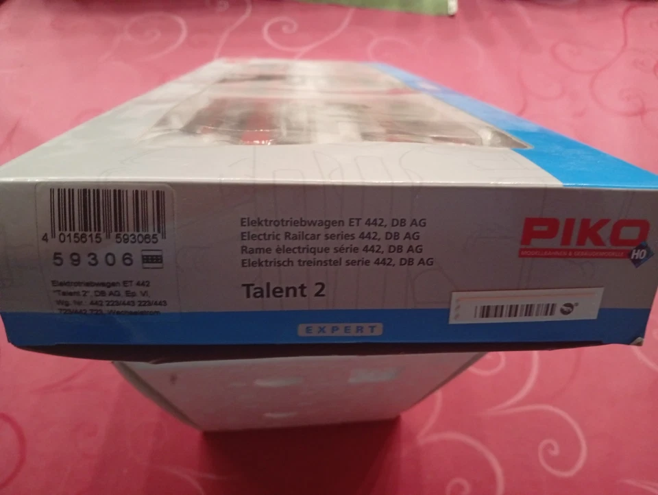 PIKO 59306 HO ELEKTROTRIEBWAGEN ET 442 TALENT 2 DB NEU OVP - Bild 4 von 4
