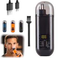 Nose and Ear Hair Trimmer for Men, Nose Hair Trimmer Clipper with LED Display