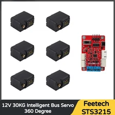 Feetech 12V 30KG Servo Magnetic Encoder 360° Serial Bus TTL for Robot Arm DIY US