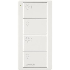 Lutron Pico Control- 4-Button 2 GROUP LIGHT CONTROL WH PJ2-4B-GWH-L21