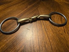 Herm Sprenger double jointed Loose Ring Snaffle 125mm 5" copper