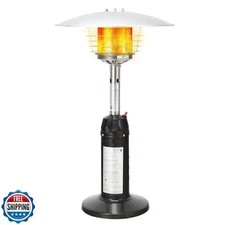 Tangkula Tabletop Propane Patio Heater, 11,000 BTU Portable Outdo