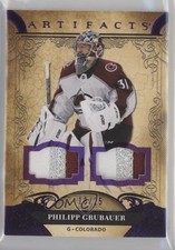 2020-21 Upper Deck Artifacts Material Purple 10/25 Philipp Grubauer #99 jn6