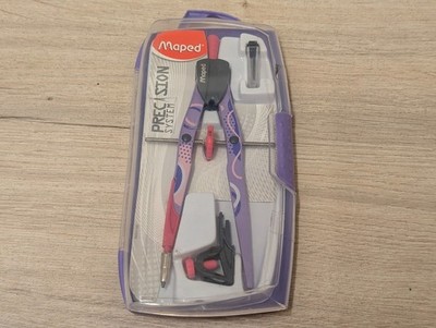 Maped Bow Precision System Fancy Compass. Lila