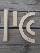 Learning Without Tears Wood Pieces Set Capital Letters, No Box, 20+ Available 