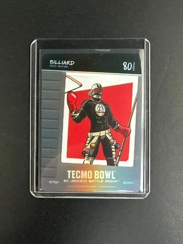Billiard Tecmo Bowl Bo Jackson Battle Arena 80 Brawl BO790 Blow On It