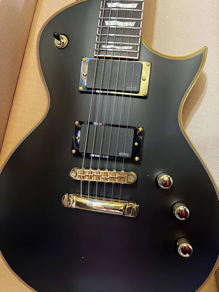 High Quality Professional Custom ESP LTD EC-1000 Electric Guitar - Vintage Black - Image 2 of 4