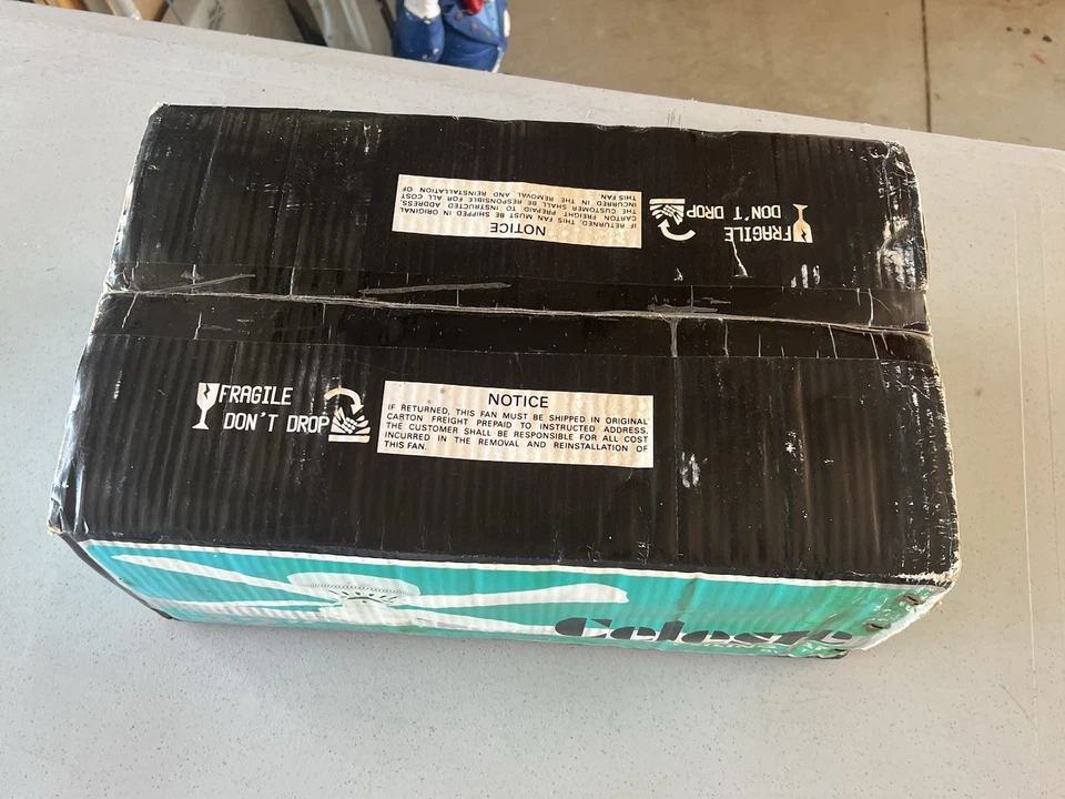 Litex - Celeste  - 4 Blade Ceiling Fan with Light Kit, In Box/ Model Cc42ww4LK - Image 2 of 4