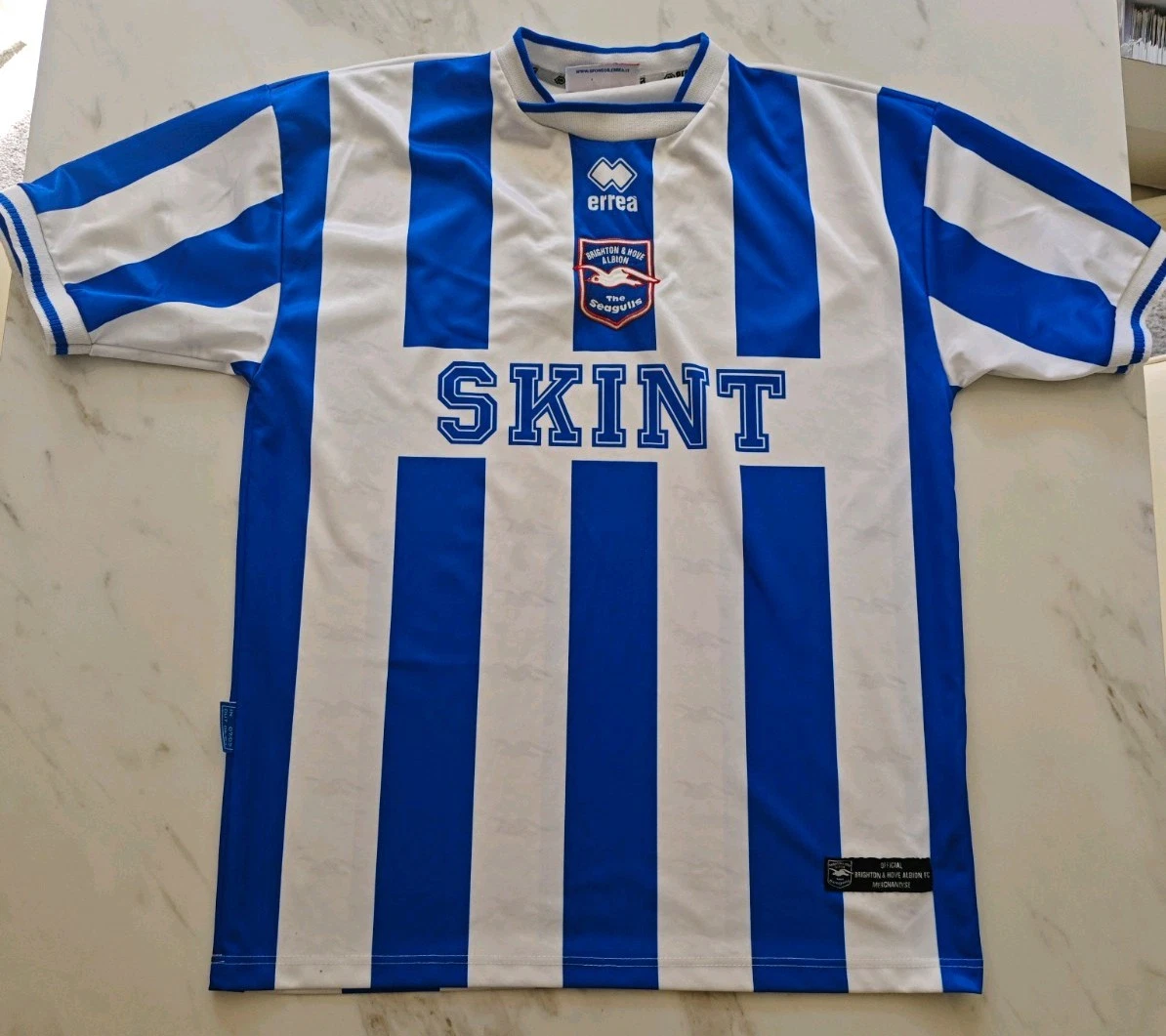 Erreà Brighton & Hove Albion Memorabilia Football Shirts English