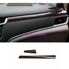 For Cadillac XTS 13-2020 Agate Wood Grain Center Console Instrument Dash Strip