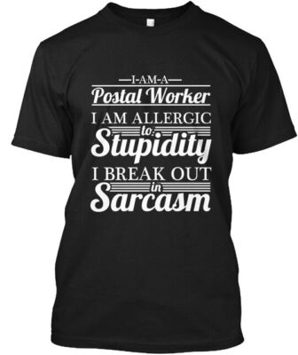 Postal Worker T-Shirt Made in the USA Size S to 5XL