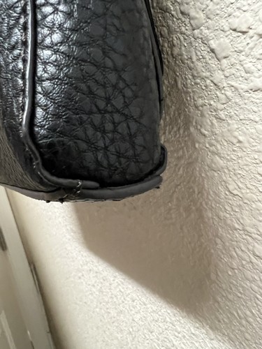 Liz Claiborne Black Crossbody Shoulder Purse Adjustable Strap ~ SO CUTE!! - Picture 12 of 23