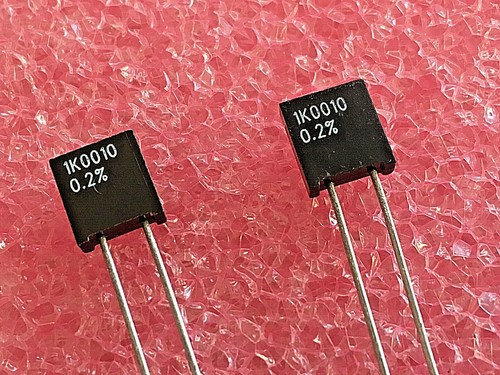 2 pieces Vishay Metal Foil Resistor 1.001K Ohm .2% Radial VSR Y00751K0010 .2% - Picture 4 of 5