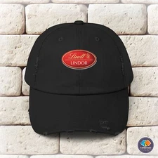 Lindt Lindor Logo Unisex Distressed Cap