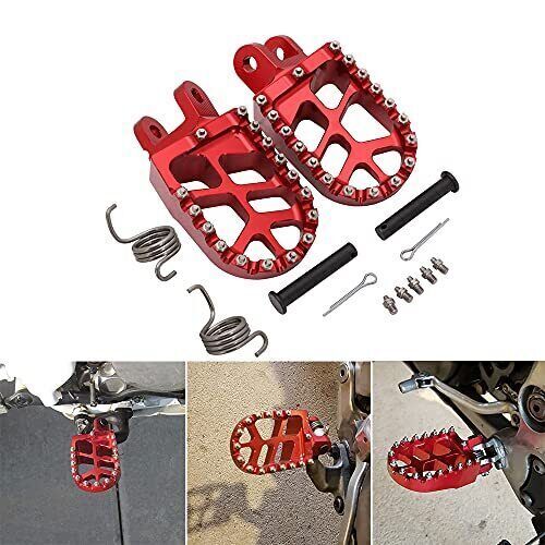 Foot Pegs Footpeg For XR250R XR400R 1996-2004 XR600R 1989-2000 XR650L 1992-2021 - Picture 1 of 9
