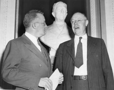 American politician US Representative Fred Hartley Jr US Senator R- Old Photo