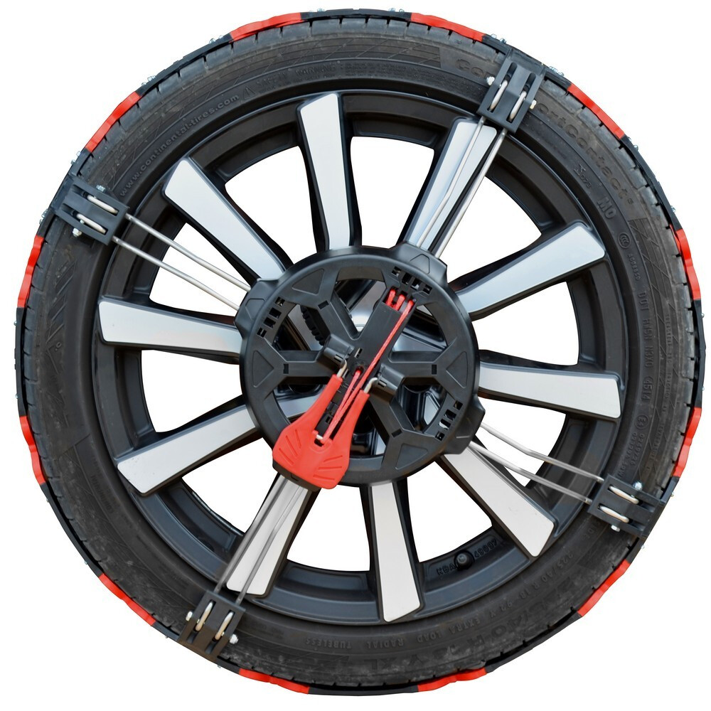 Chaine neige 285/40R17 à montage frontal rapide sans déplacement du véhicule