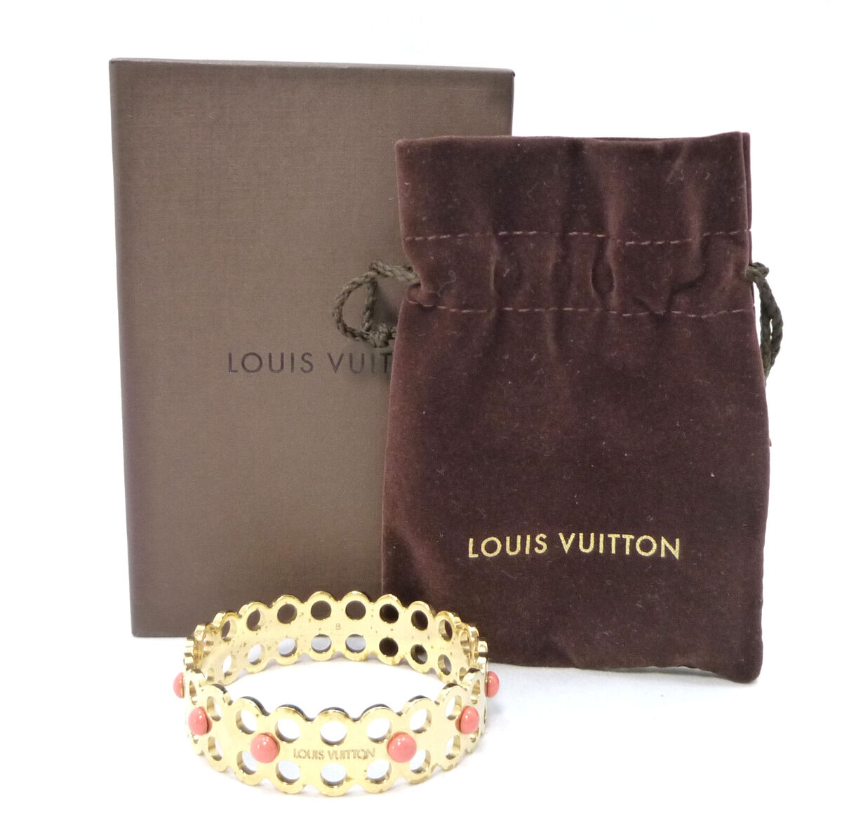 Auth LOUIS VUITTON Hide and Seek Bangle Size S Bracelet Auth LOUIS VUITTON Hide and Seek Bangle Size S Bracelet