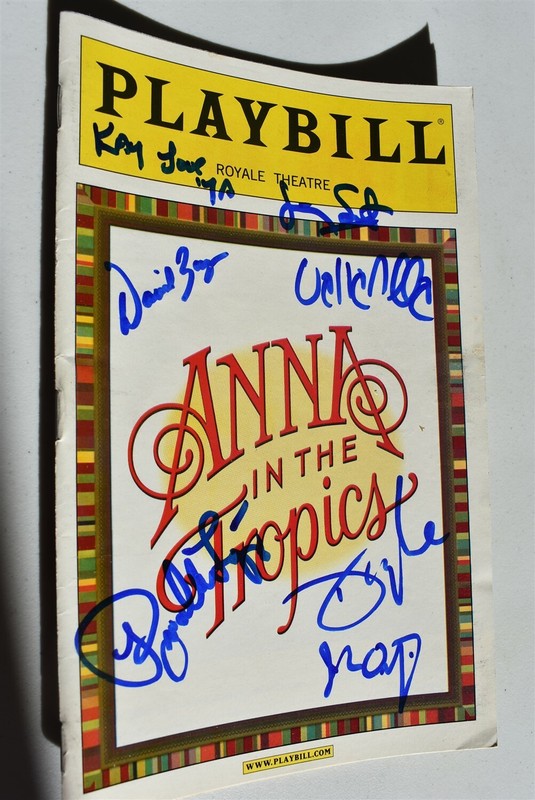 JIMMY SMITS DAPHNE RUBIN-VEGA PRISCILLA LOPEZ more Anna SIGNED Broadway Playbill