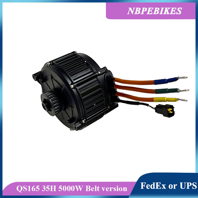 QS165 35H 72V 5000W middrive motor with ND72530 Fardriver