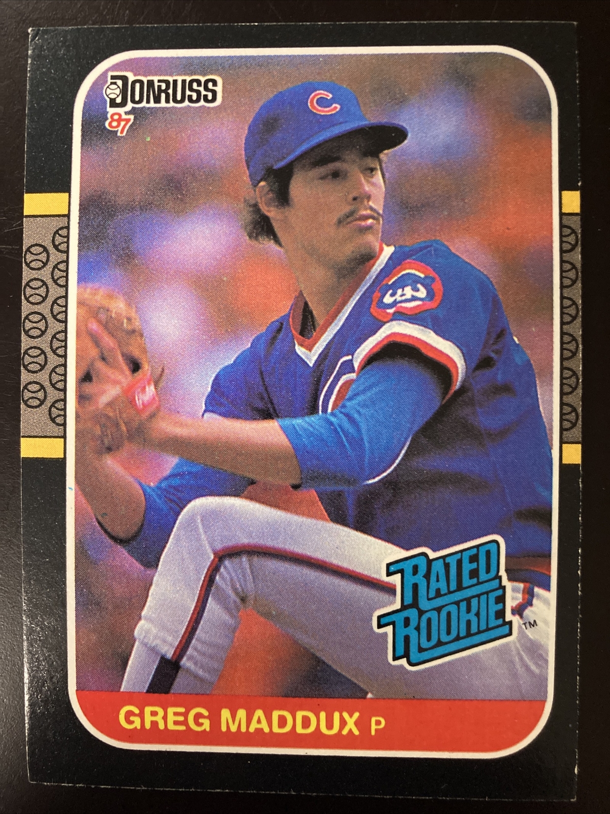 Greg Maddux 1987 Donruss HOF Rookie Card #36 (4104) o/c