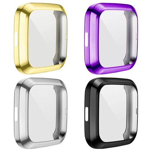 Case for Fitbit Versa 2 Soft TPU Silicone Shell Full Case Cover Screen Protector - 第 10/22 張圖片