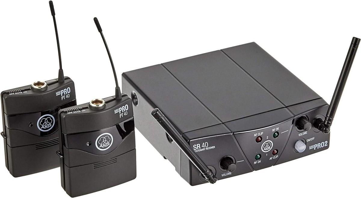 AKG WMS40 PRO MINI2 INSTRUMENTAL SET DUAL 2 Channel B Band AKG WMS40 PRO MINI2 INSTRUMENTAL SET DUAL 2 Channel B Band