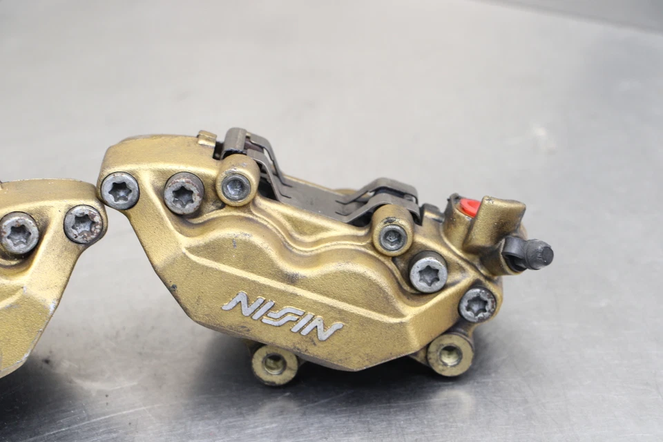 01 JUEGO PINZAS FRENO DELANTERO DERECHO IZQUIERDO HONDA RVT1000R RC51 SP1 PAR Foto 2 de 4