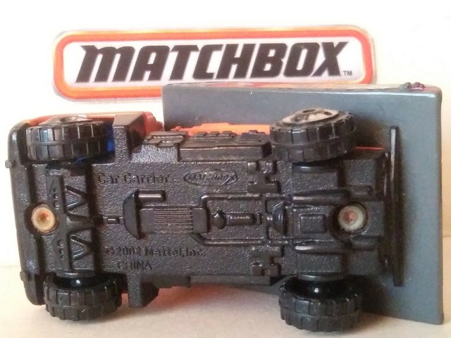 2002 MATCHBOX CAR CARRIER ORANGE 1/64 DIECAST TRUCK CAR | eBay