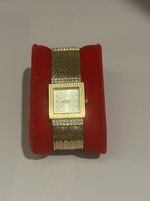 Nolan Miller Gold Tone & Crystal Glamor Collection Wrist  display picture 3