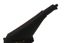 Fits 1994-2001 Acura Integra Leather E Brake Boot Cover Red Stitch