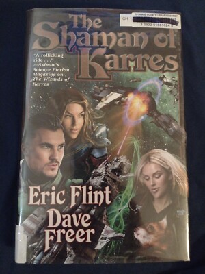 Shaman of Karres by Eric Flint and Dave Freer (2020, Hardcover) EX-LIBRARY 