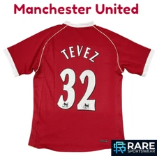 MANCHESTER UTD 2006-07 FOOTBALL SHIRT SMALL ADULT (V GOOD) TEVEZ No32