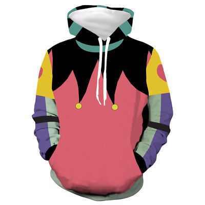 Felpa Con Cappuccio Hazbin Hotel Cosplay Alastor - Unisex, Manica Lunga, Tasca Frontale, Taglie XXS-4XL