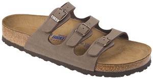 NEW MENS BIRKENSTOCK FLORIDA SOFT FOOTBED SANDALS MOCHA BIRKIBUC SIZE 43 9-10 | eBay