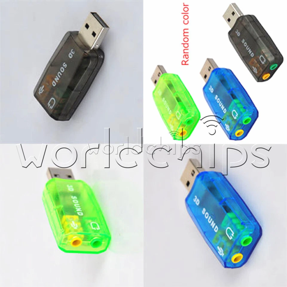 CM108 Chipset USB 2.0 to 3D AUDIO SOUND ADAPTER CARD VIRTUAL 5.1 CH Sound Track - Image 4 of 4