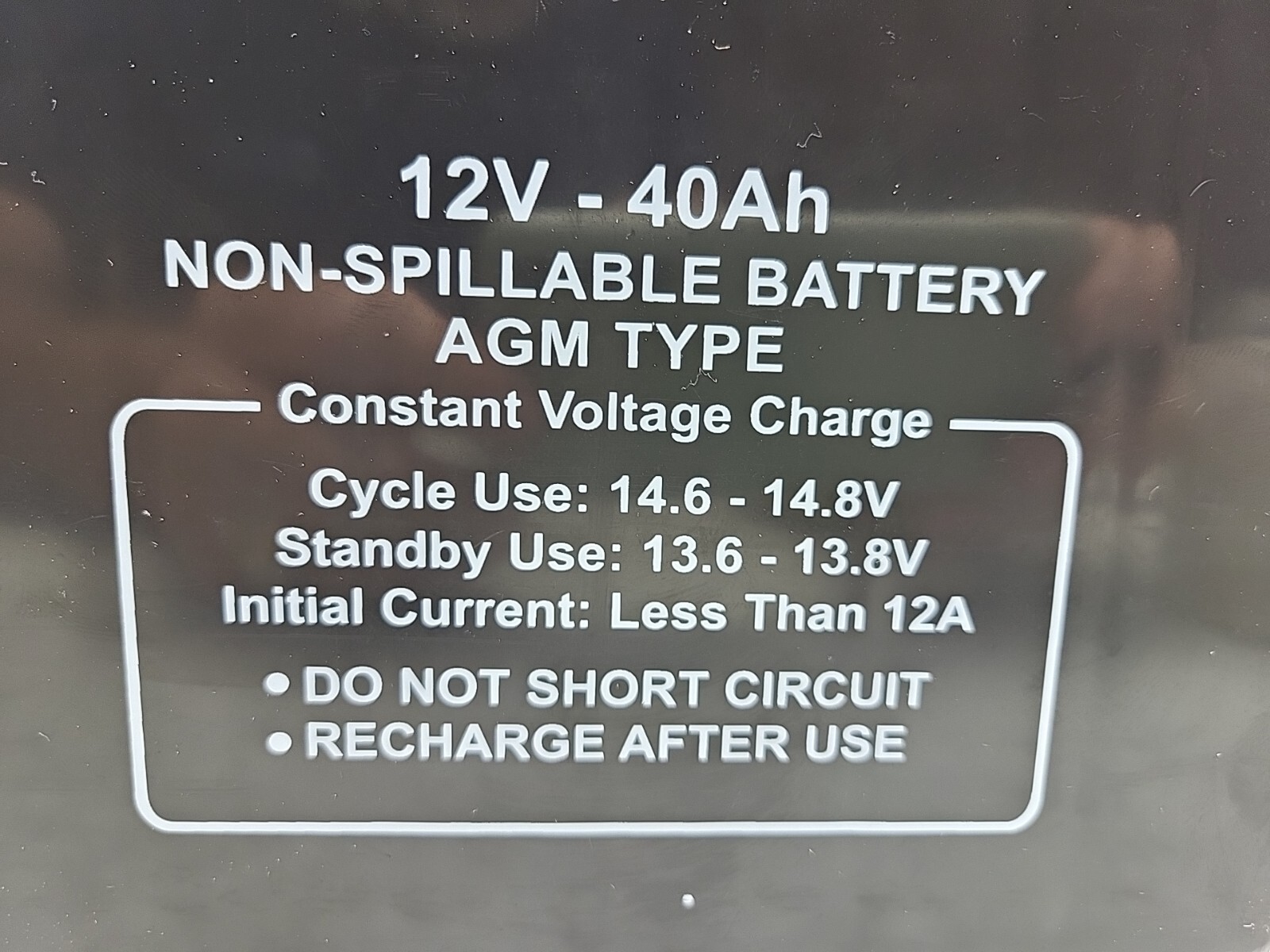 12V 40Ah Sealed Lead Acid Battery NonSpillable 12V Dc 47016 Falak