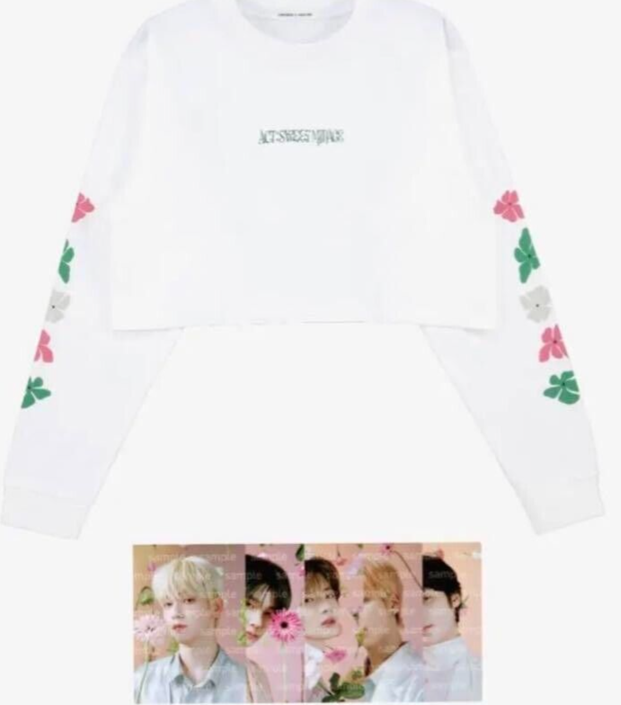 TXT ACT:SWEET MIRAGE in JAPAN IN DOME CROP L/S T-SHIRT M