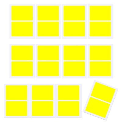 12 Sheets/Pack Moving Sticker Colored Labels Sticker Large Color Coding Labels