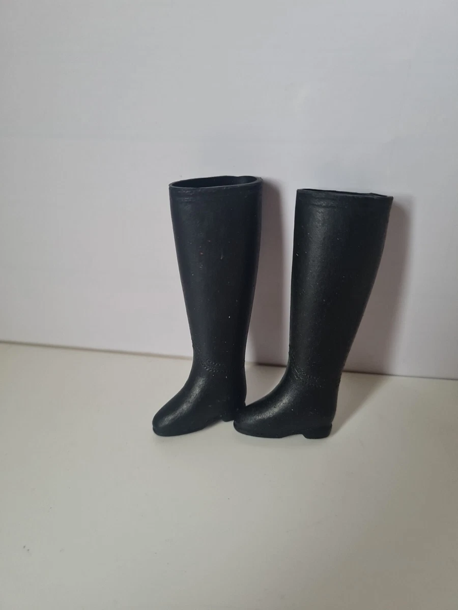 BARBIE MATTEL STIVALI NERI BLACK morbidi TAIWAN OUTFIT VINTAGE eBay