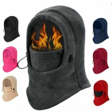 Winter Neck Gaiter Balaclava Face Mask Windproof Fleece Hood for Outdoor Sports