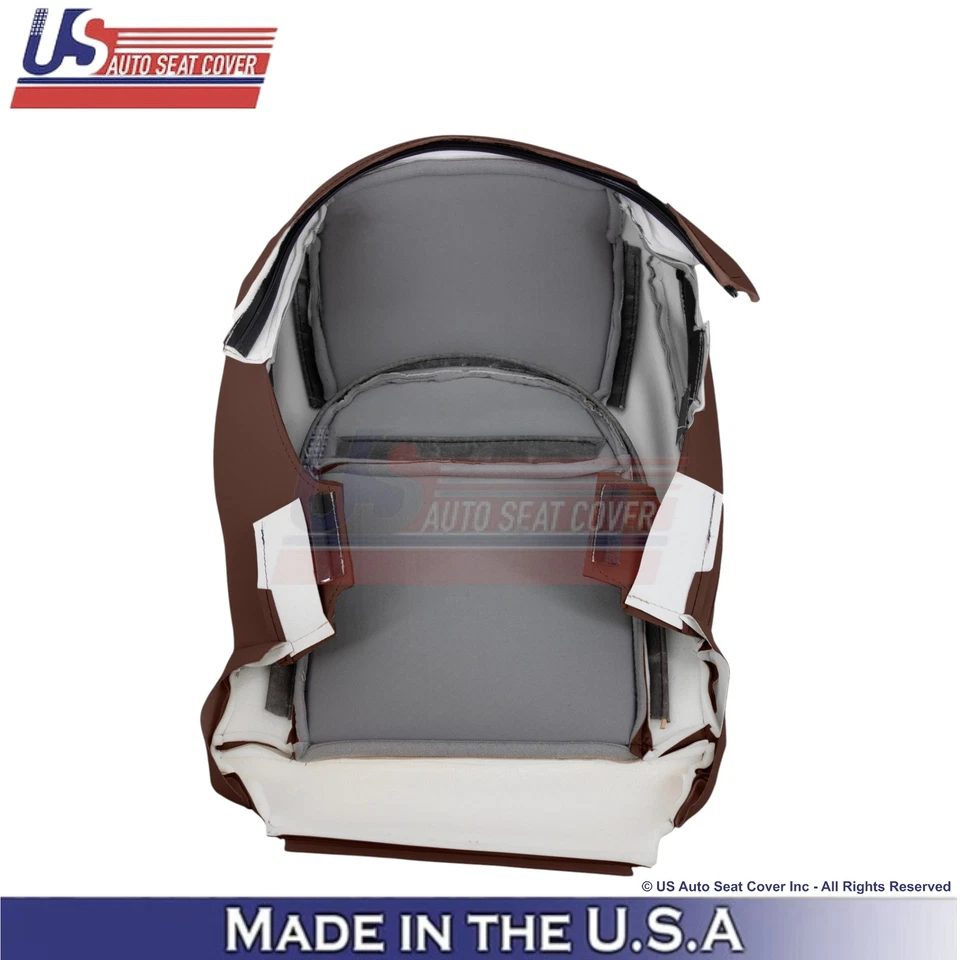 Cubiertas de repuesto inferiores delanteras de cuero marrón para Toyota Land Cruiser 2008-2021 Foto 2 de 4