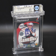 NFL GameDay 2003 (PlayStation 2 PS2, 2002) WATA 9.6 B+ New Sealed Tom Brady