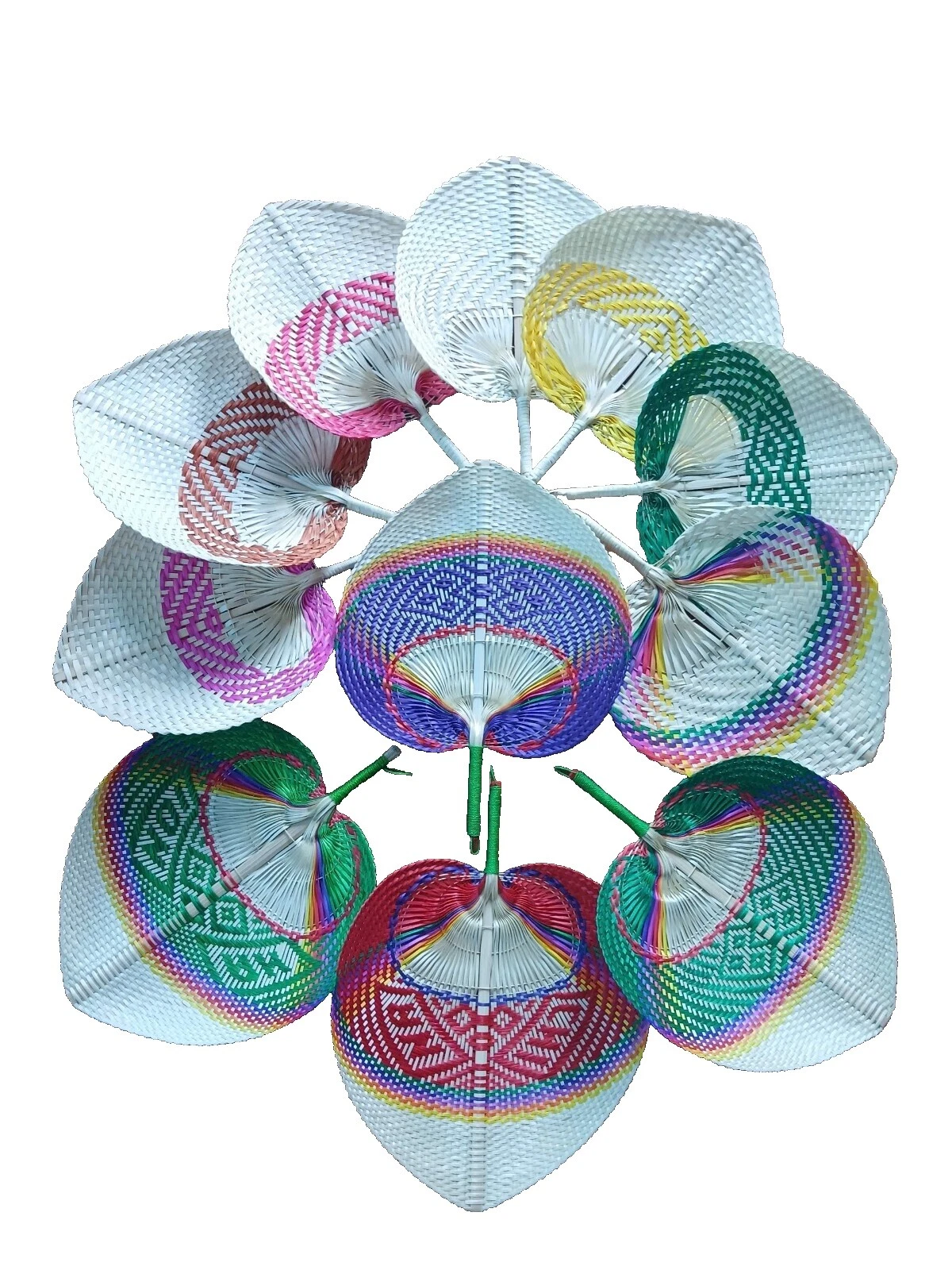 Mano Vintage Multicolor Handmade fans