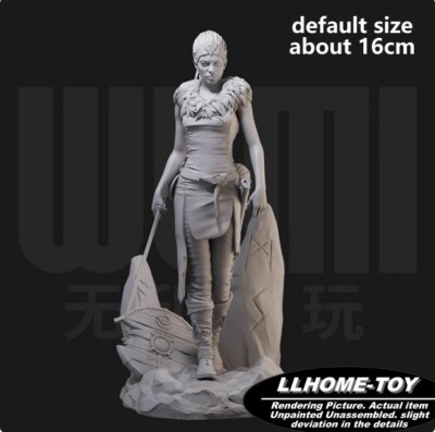 Game Senua Sword Warrior Resin 3D Print GK Figure DIY Model Unpainted