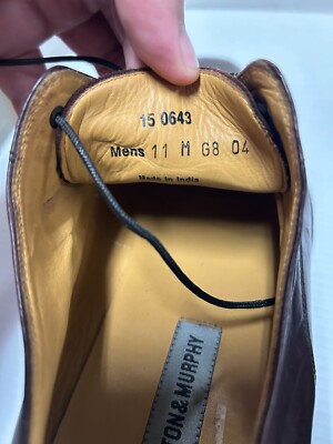 Johnston Murphy 15 0643 Size 11 M Oxfords R6C17 Johnston Murphy 15 0643 Size 11 M Brown Leather Cap Toe  main image 3