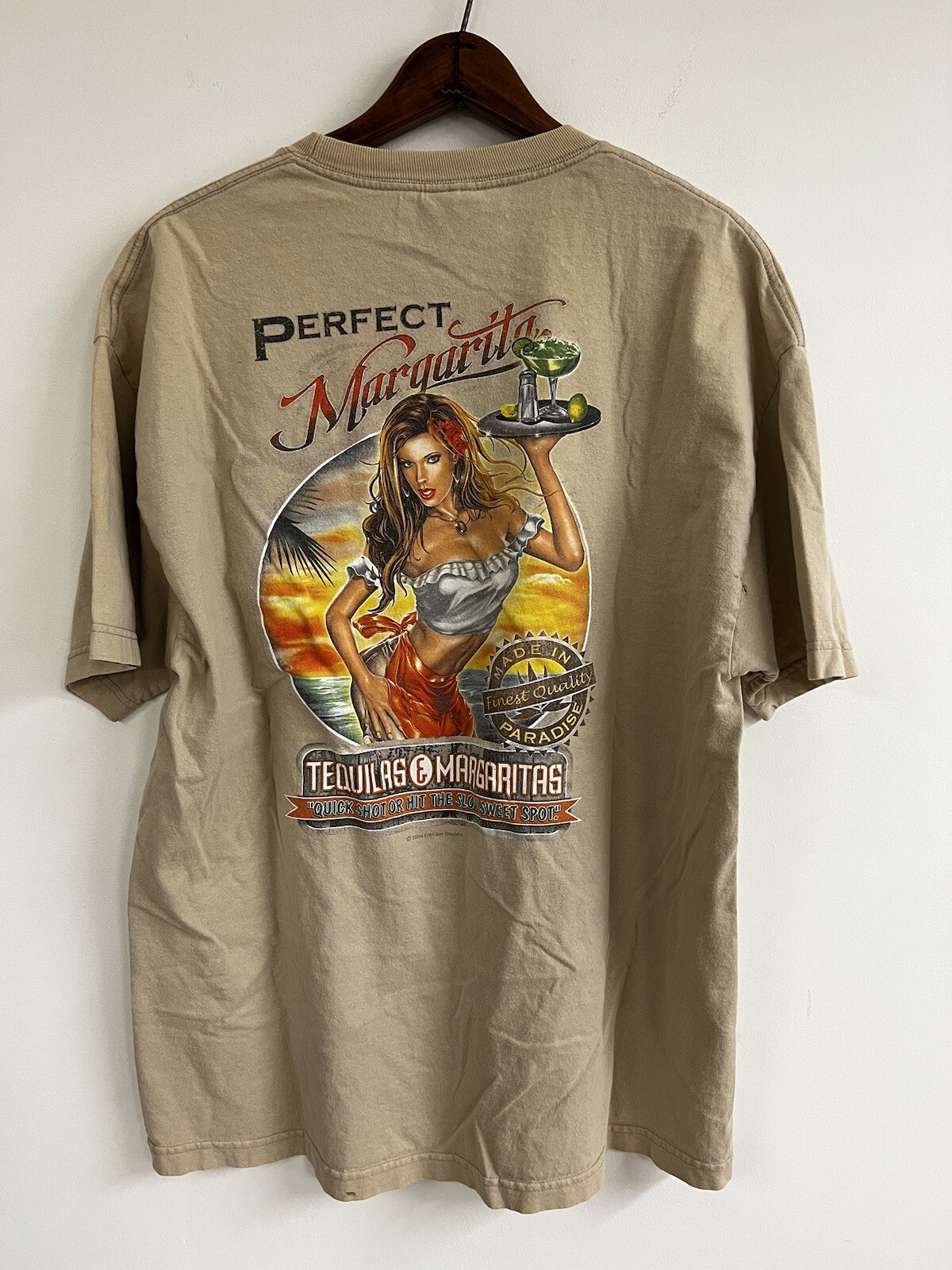 Y2K Agave Gold Perfect Margaritas Liquor Promo TShir… Gem