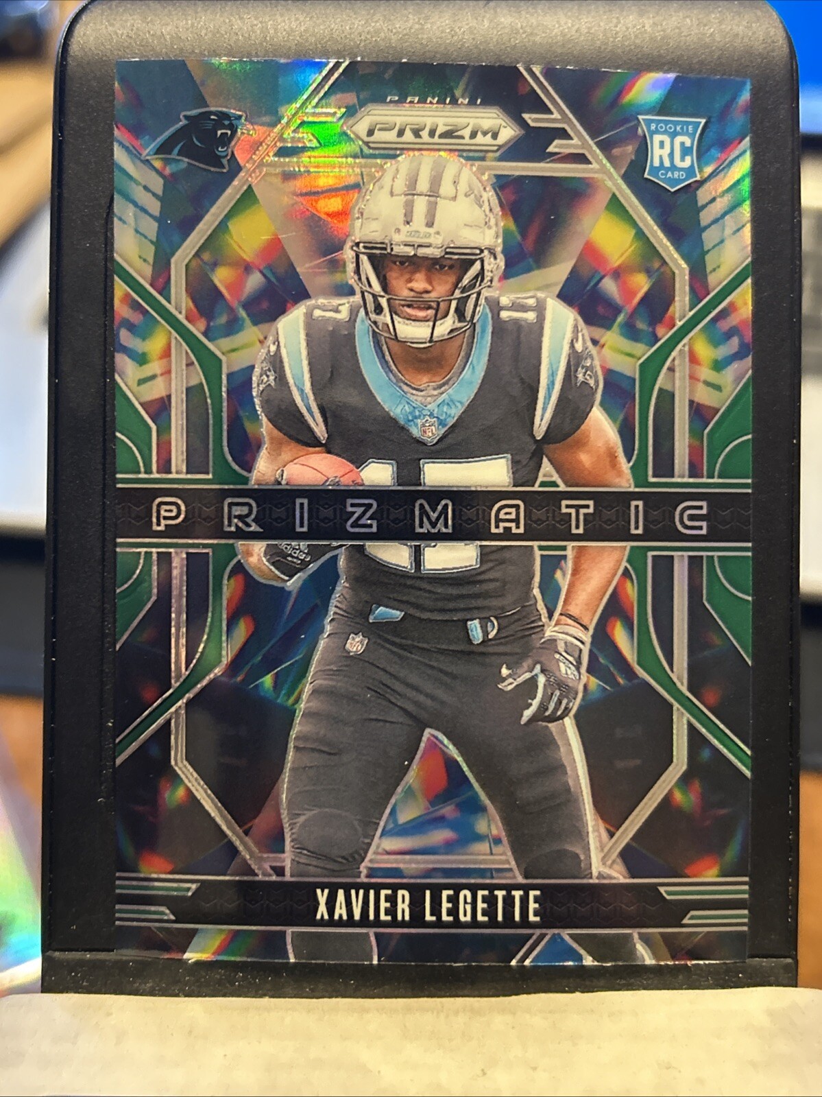 2024 Panini Prizm Xavier Legette Prizmatic Silver RC #16 Panthers