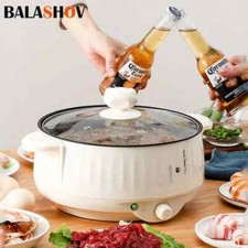 Multi-Function Electric Cooker 1.7L Rice Cooker Frying Pan Non-stick Cookware